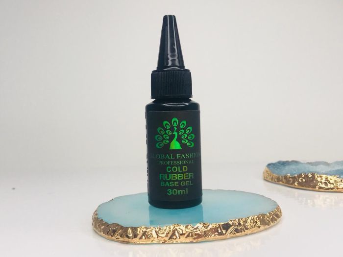 Холодная база для гель лака Global Fashion, Cold Rubber Base Coat 30 мл