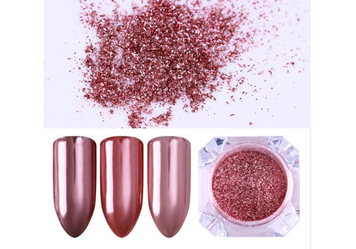 Втирка хром розовый Pink 1г