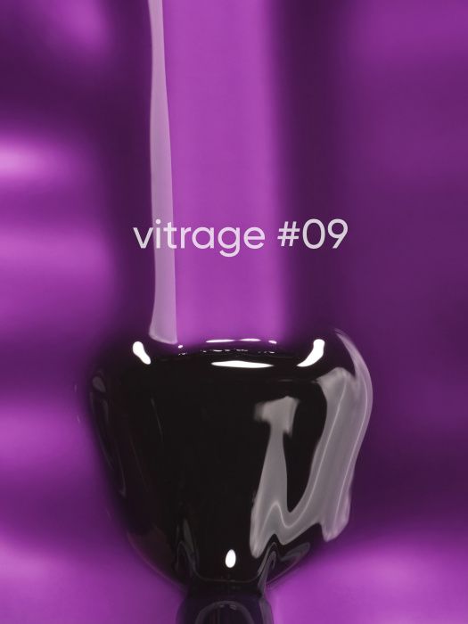Гель-лак вітражний Dark Vitrage 09, 6мл
