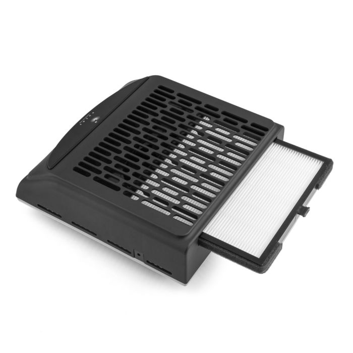 Вытяжка для маникюра Bucos Cyclone V2 графит с НЕРА-фильтром 100W