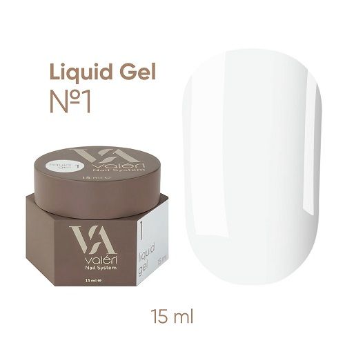 Рідкий акригель Valeri Liquid Gel 01 15мл 