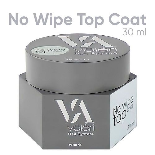 Топ для нігтів без липкого шару VALERI Top Non Wipe 30 мл