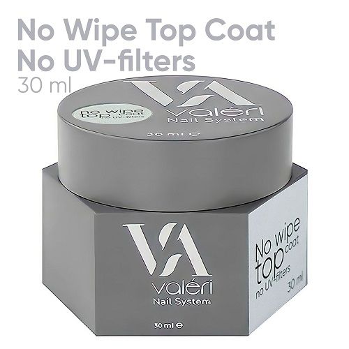 Топ без липкого шару VALERI Top Non Wipe (no UV-filters) 30мл