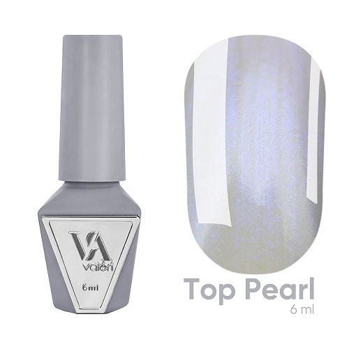 Топ Valeri Top Pearl (перловий з фіолетовим відливом, перламутровий) 6мл