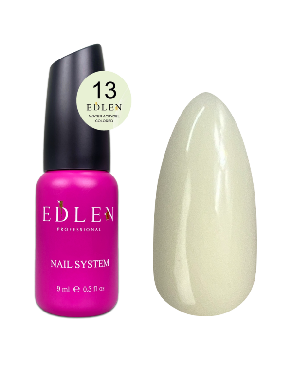 Жидкий акригель Edlen Water Acrygel Nude 9мл 13 ванильный