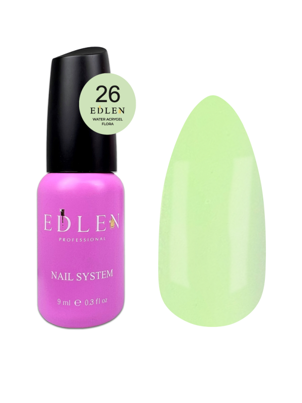 Жидкий акригель Edlen Water Acrygel Wine 9мл 26