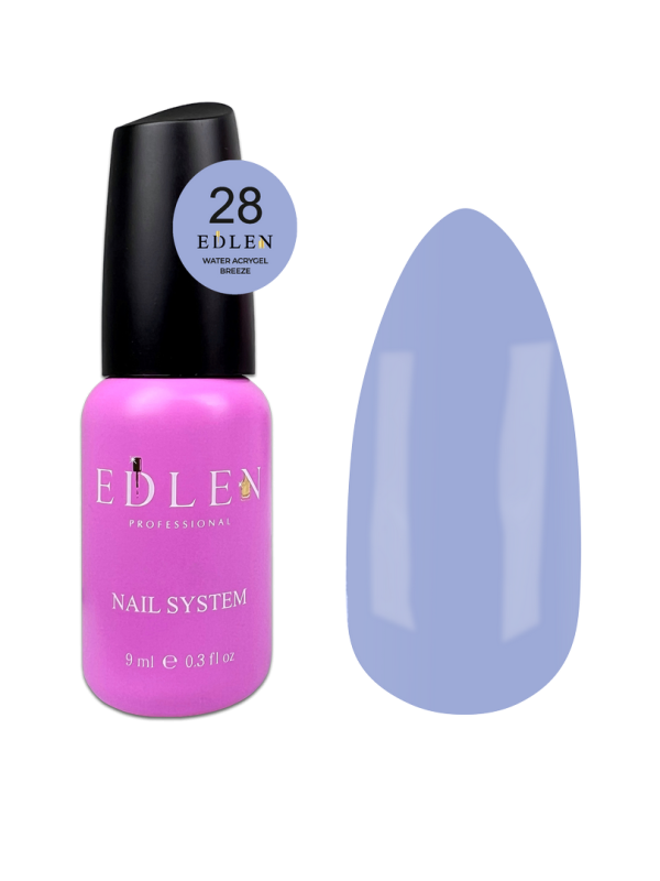Жидкий акригель Edlen Water Acrygel Wine 9мл 28