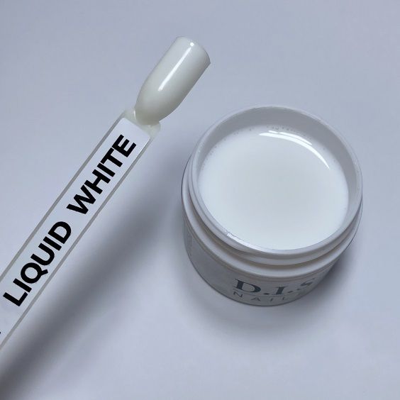 Однофазний рідкий гель D.I.S Nails Liquid White Gel 28г