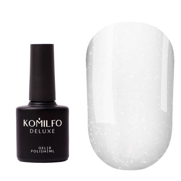 Топ Komilfo Milky Diamond молочный с шиммером 8мл