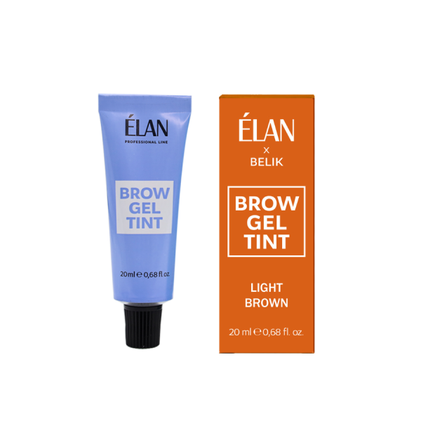 Гель-фарба для брів та вій ELAN  Light Brown, 20мл