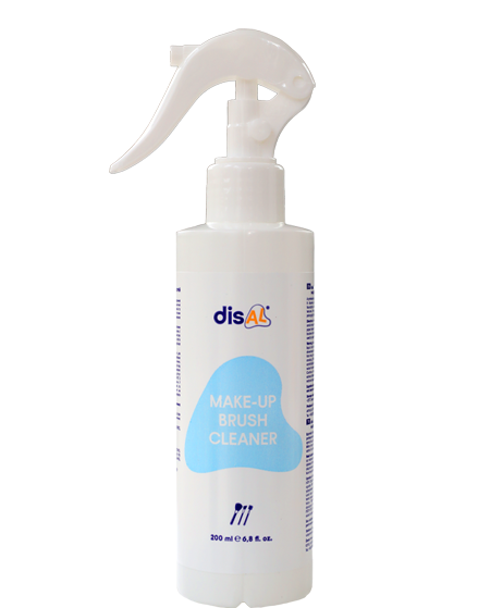 Очищуючий засіб-спрей для косметичних пензлів disAL make up brush cleaner 200мл