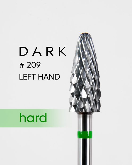 Фреза ТВС Dark №209 зелена для лівші