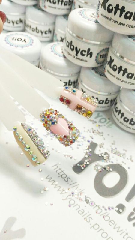 Топ-клей для страз и дизайнов YO!Nails Xottabych Top Сoat, 5 мл