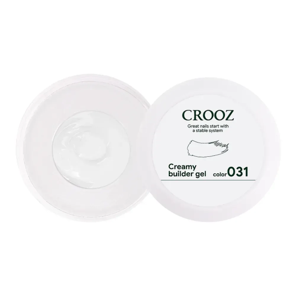 Гель Crooz Creamy Builder Gel 31 белый, 15мл