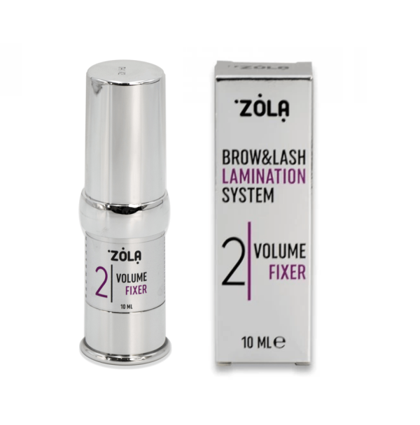 Склад №2 для ламінування вій та брів Volume Fixer ZOLA, 10 мл