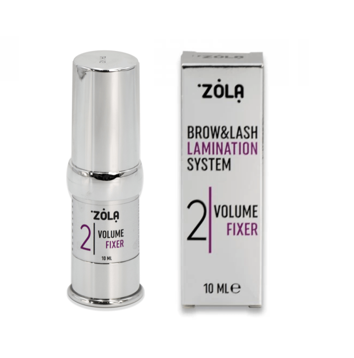 Склад №2 для ламінування вій та брів Volume Fixer ZOLA, 10 мл