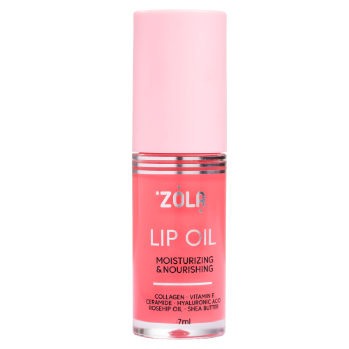 Олія для губ Zola Pink Kiss яскравий рожевий